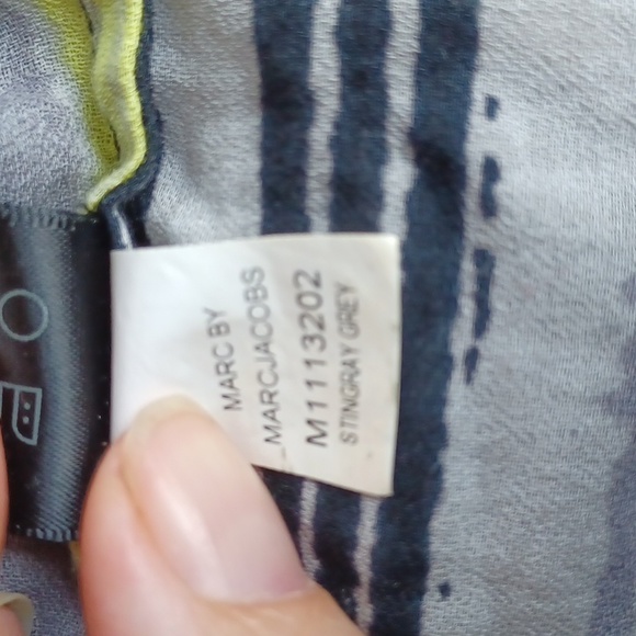 MARC by Marc Jacobs Stingray Grey Fine Cotton Relaxed Fit Top- Sz. XS - Picture 8 of 16